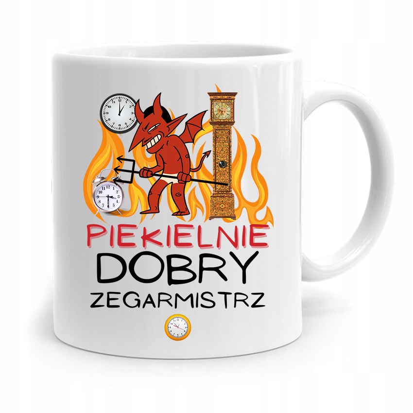 Kubek Prezent Zegarmistrza Piekielnie Dobry Z Nadrukiem Ze Zdjęciem
