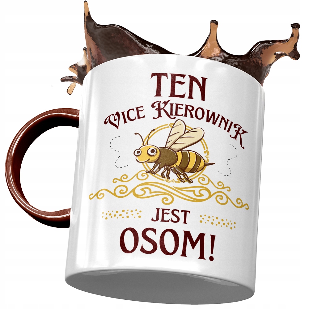 Kubek Bordowy Dla Vice Kierownika Ten Prezent Z Nadrukiem Ze Zdjęciem