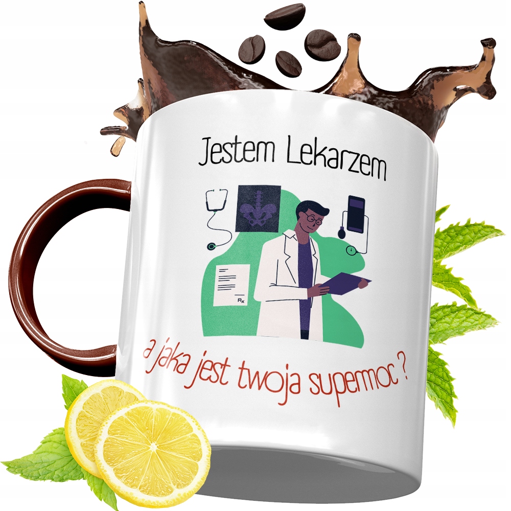 Kubek Bordowy Dla Doktora Na Urodziny Prezent Z Nadrukiem Ze Zdjęciem