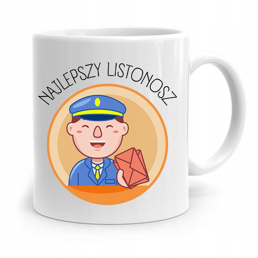 Kubek Prezent Dla Listonosza Najlepszy Listonosz Z Nadrukiem Ze Zdjęciem