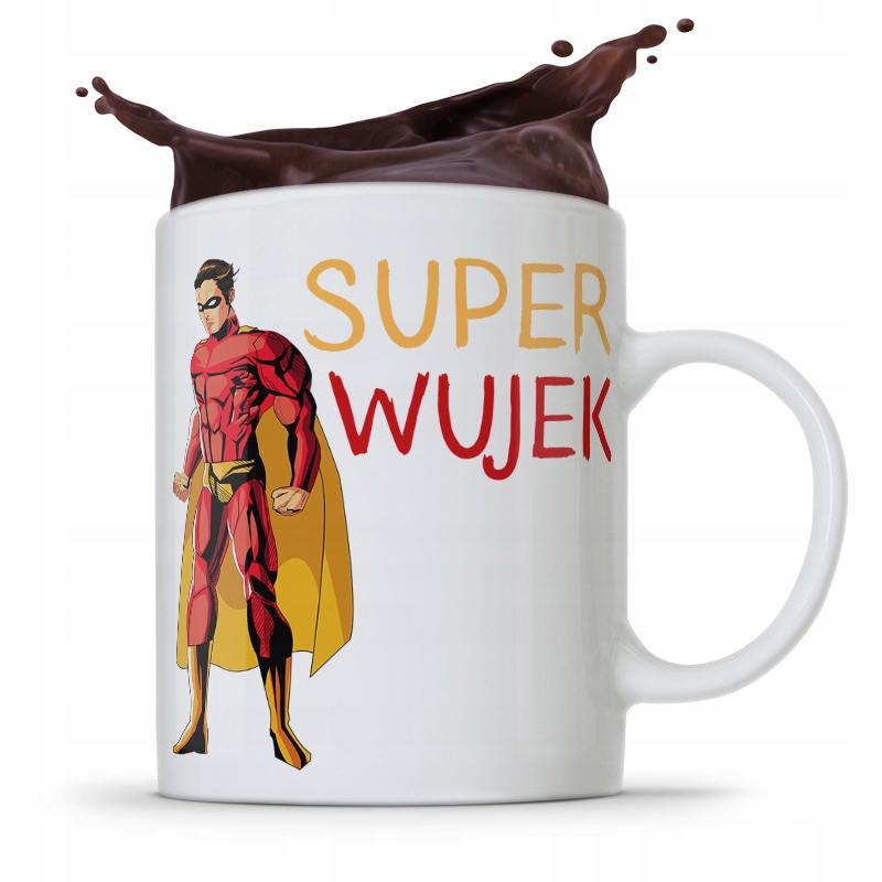 Kubek Prezent Dla Wujka Na Urodziny Super Wujek Z Nadrukiem Ze Zdjęciem