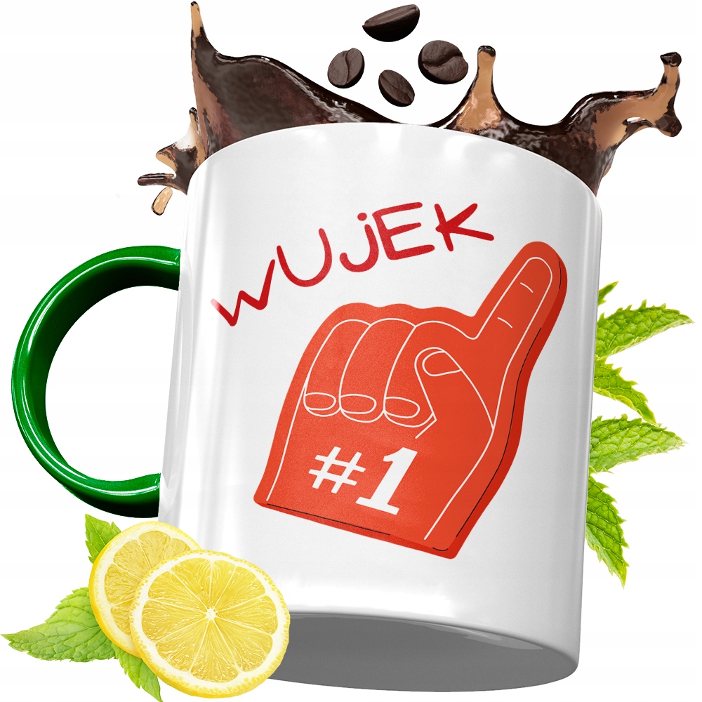 Kubek Zielony Dla Wujka Idealny Prezent Z Nadrukiem Ze Zdjęciem