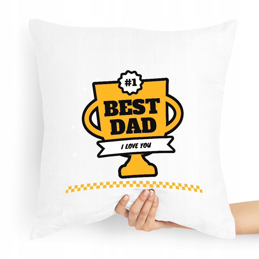 Poduszka Prezent Dla Taty Ojca Best Dad I Love You Z Nadrukiem Ze Zdjęciem