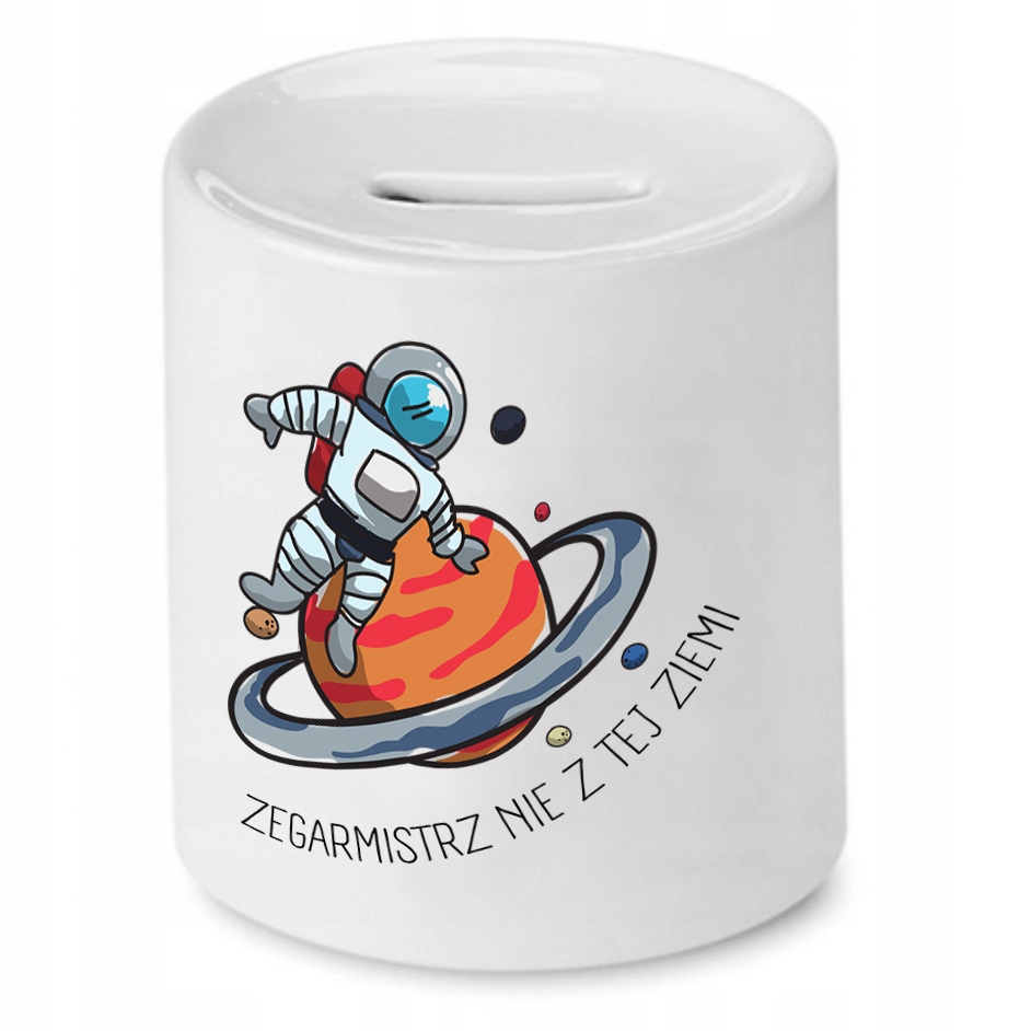 Skarbonka Dla Zegarmistrza Nie Z Tej Ziemi Z Nadrukiem Ze Zdjęciem
