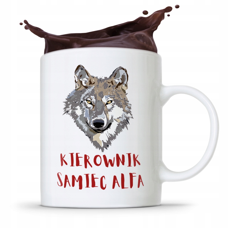 Kubek Prezent Dla Kierownika Kierownik Samiec Alfa Z Nadrukiem Ze Zdjęciem