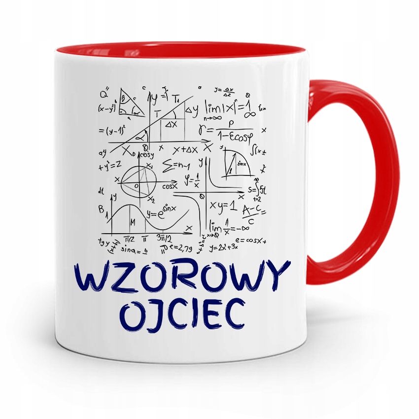 Kubek Czerwony Dla Taty Ojca Wzorowy Ojciec Z Nadrukiem Ze Zdjęciem