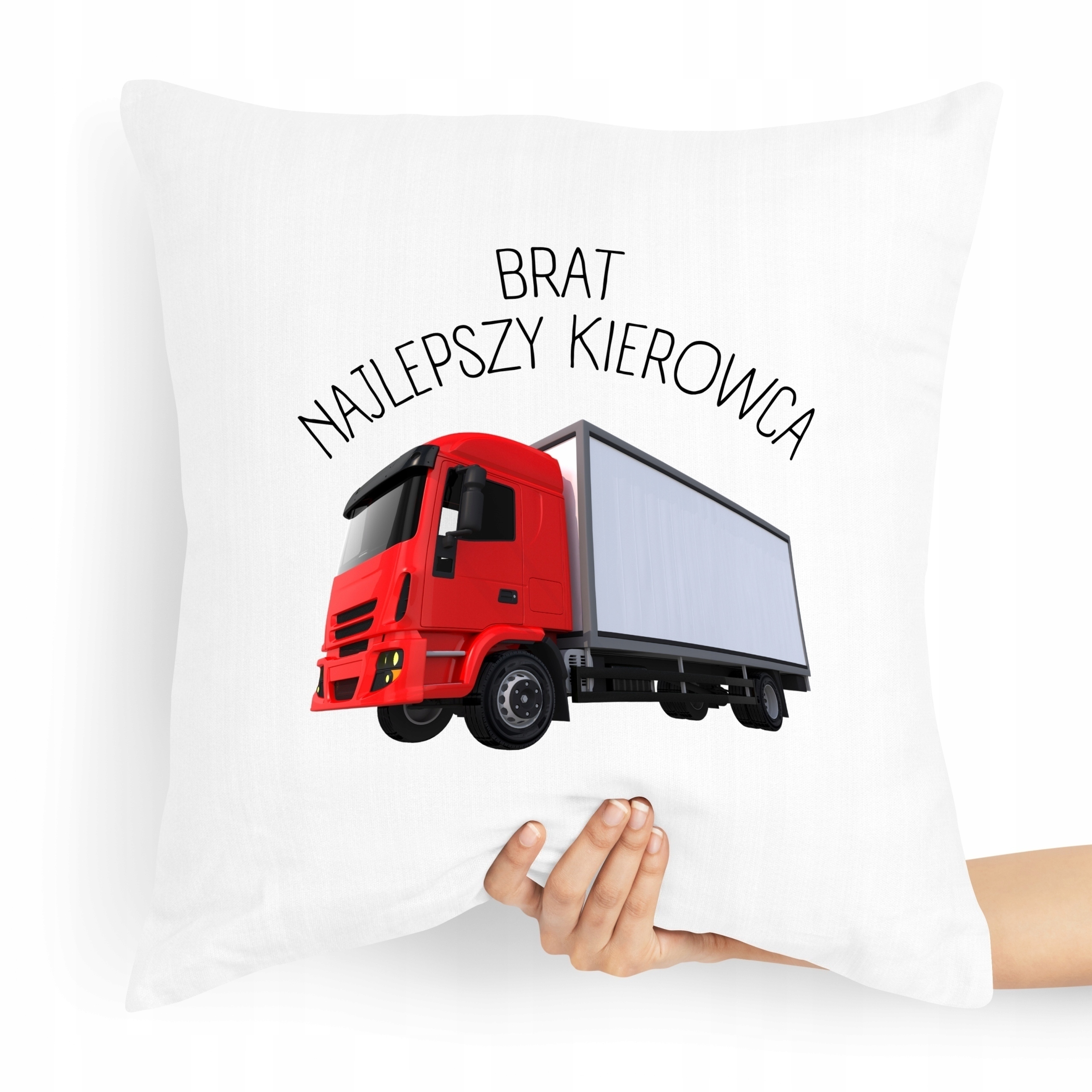 Poduszka Prezent Dla Brata Najlepszy Kierowca Z Nadrukiem Ze Zdjęciem