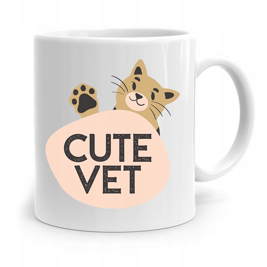 Kubek Dla Weterynarza Cute Vet Prezent Z Nadrukiem Ze Zdjęciem