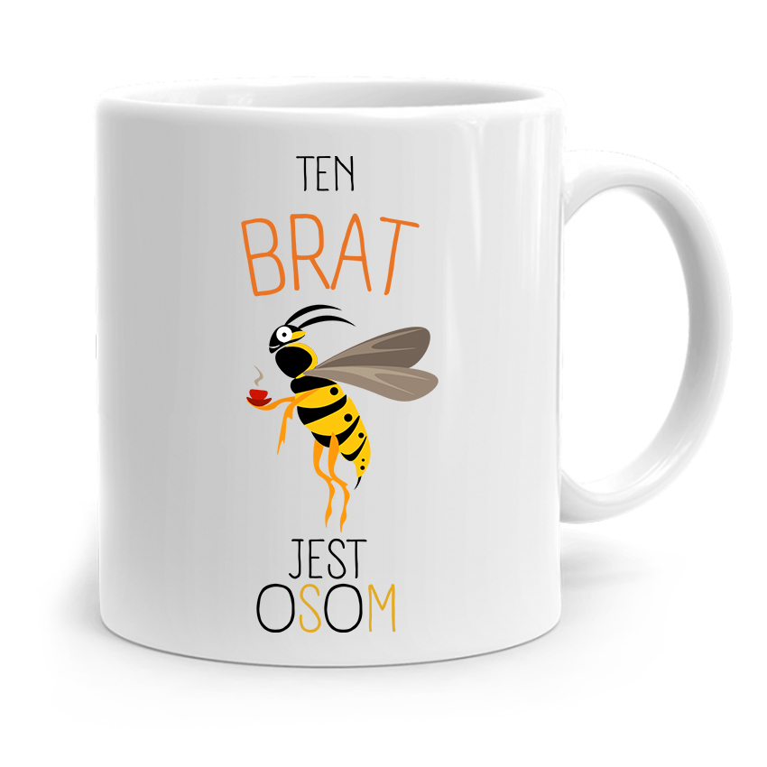 Kubek Prezent Dla Brata Ten Brat Jest Osom! Z Nadrukiem Ze Zdjęciem