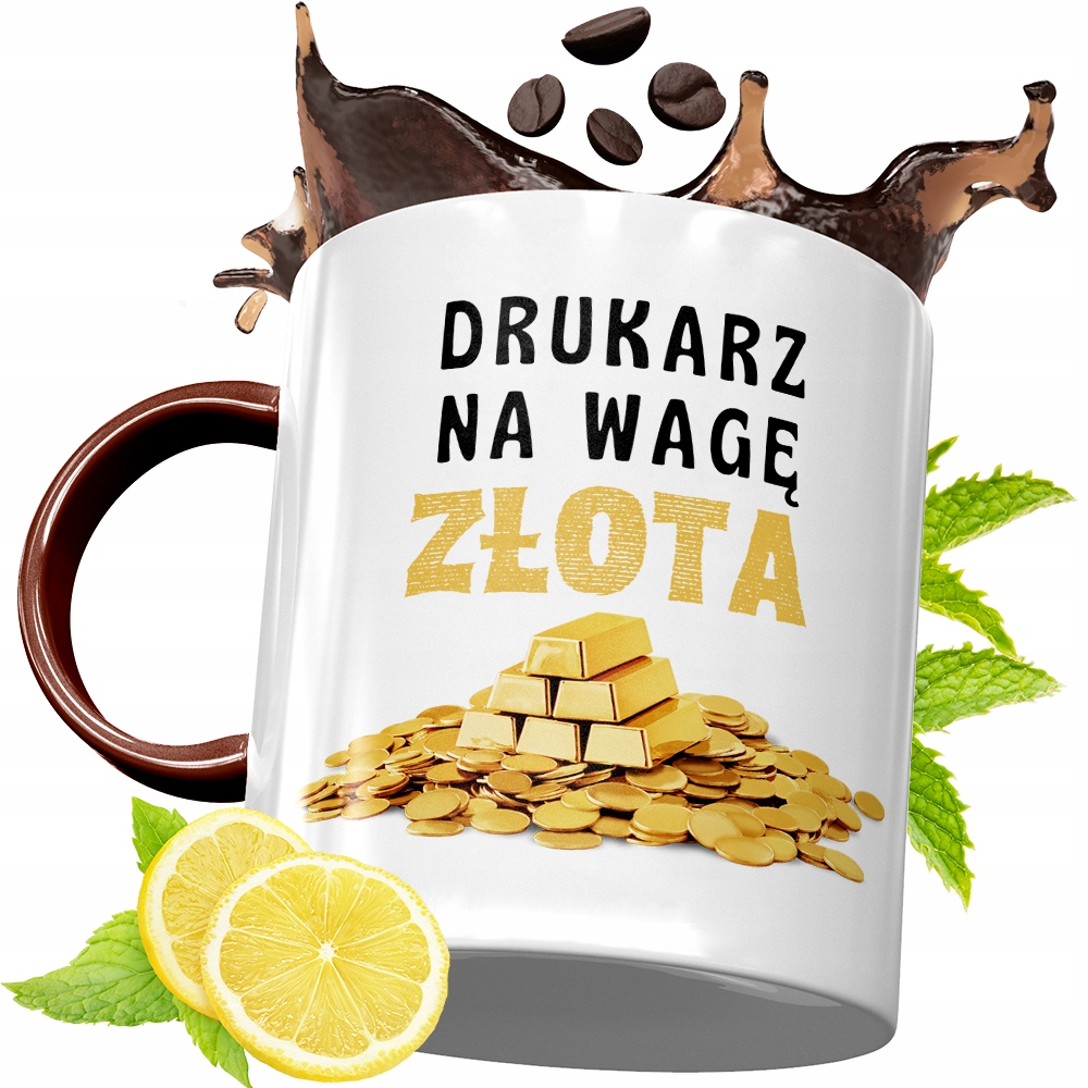 Kubek Bordowy Dla Drukarza Na Urodziny Prezent Z Nadrukiem Ze Zdjęciem