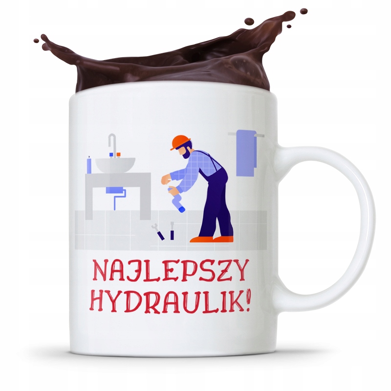 Kubek Prezent Dla Hydraulika Najlepszy Hydraulik Z Nadrukiem Ze Zdjęciem