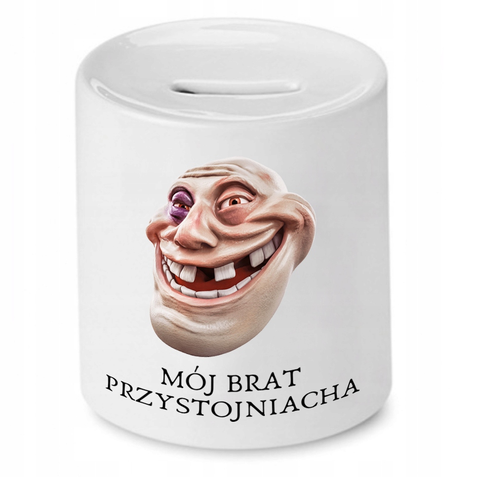 Skarbonka Dla Brata Mój Brat Przystojniacha Z Nadrukiem Ze Zdjęciem