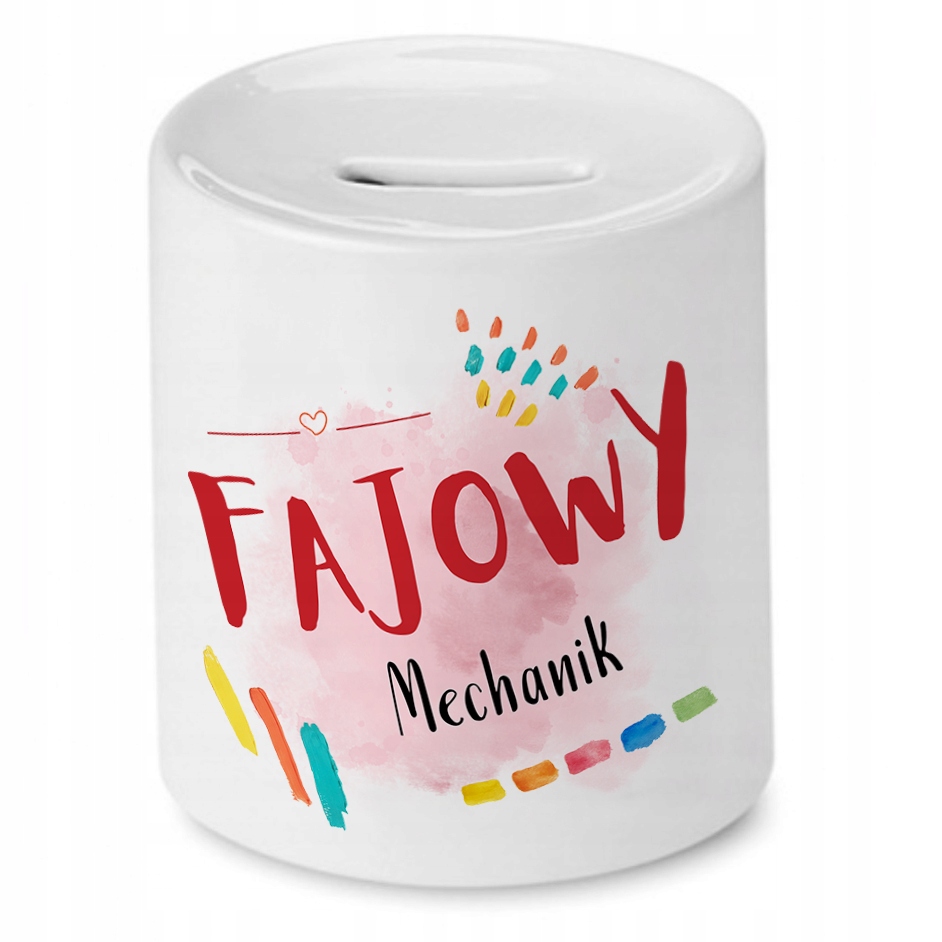 Skarbonka Dla Mechanika Idealny Imieniny Prezent Z Nadrukiem Ze Zdjęciem