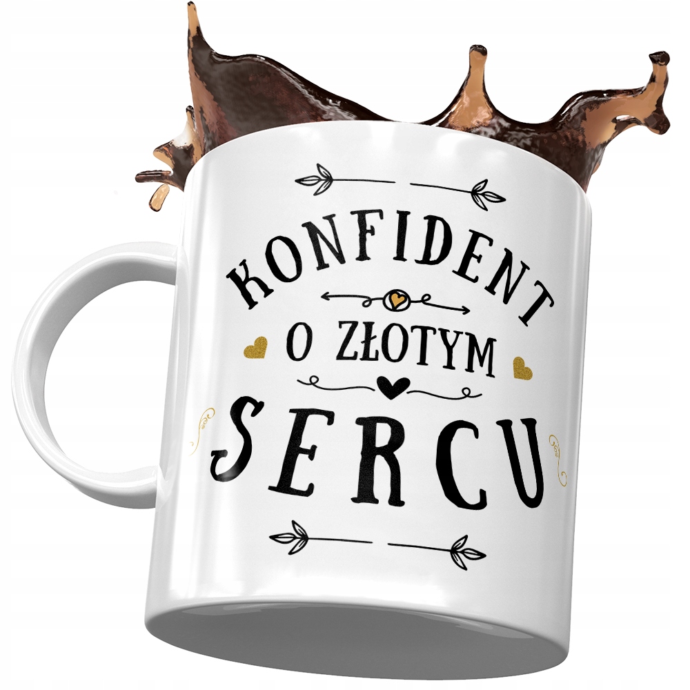 Dla Konfidenta Kubek Na Urodziny Na Prezent Z Nadrukiem Ze Zdjęciem