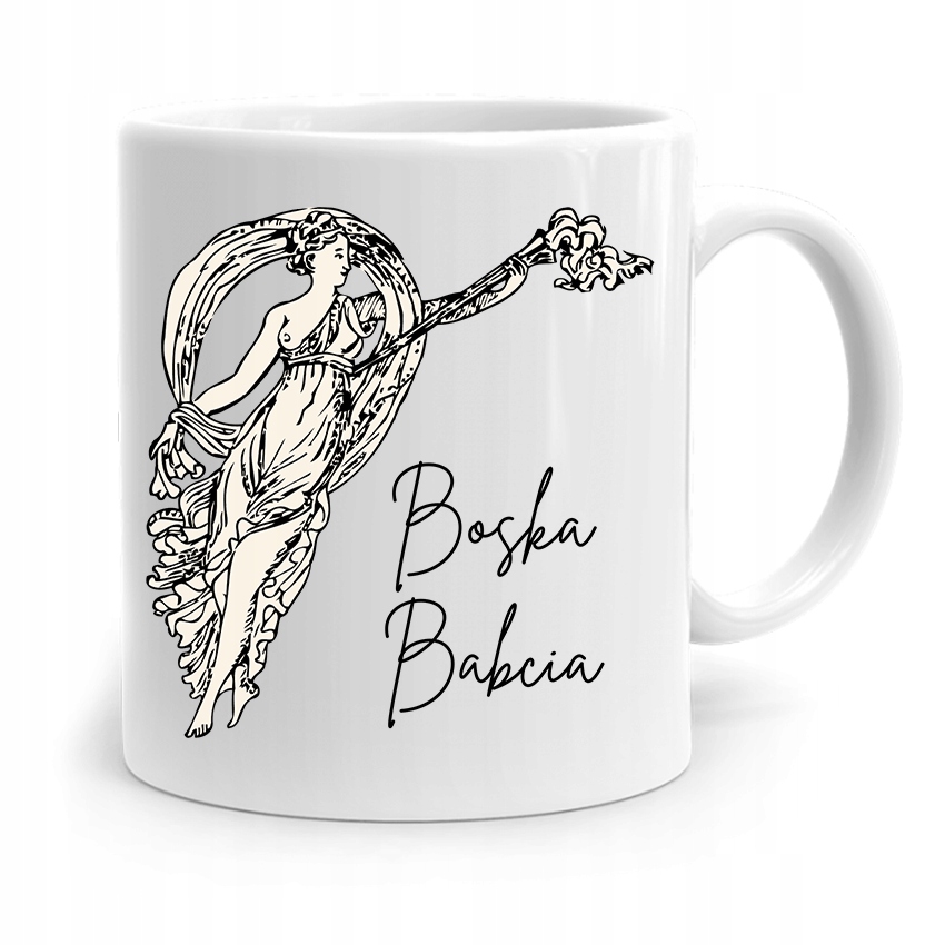 Kubek Dla Babci Na Urodziny Boska Babcia Z Nadrukiem Ze Zdjęciem