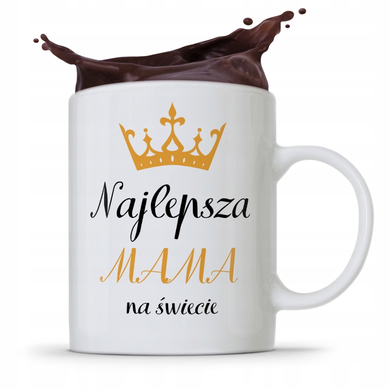 Kubek Prezent Urodzinowy Dla Najlepszej Mamy Z Nadrukiem Ze Zdjęciem