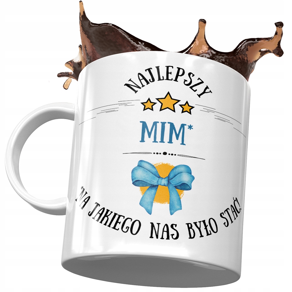 Kubek Dla Mima Najlepszy Mim Prezent Z Nadrukiem Ze Zdjęciem