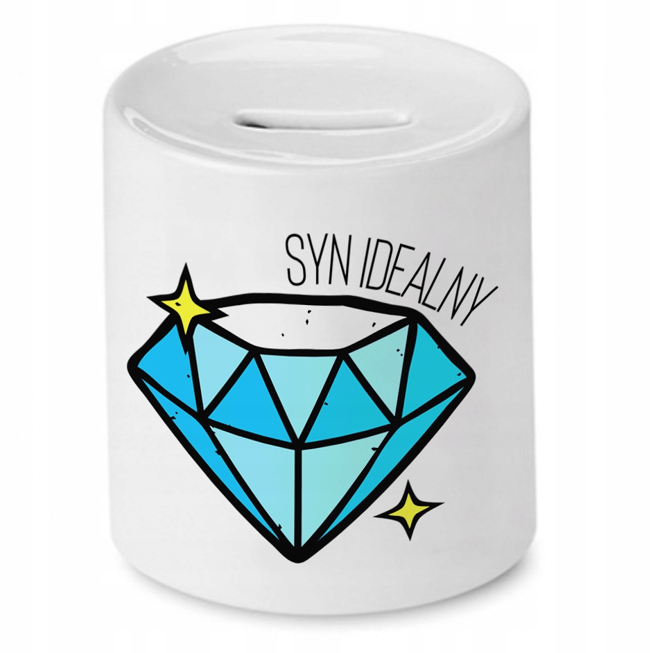 Skarbonka Dla Syna Syn Idealny Prezent Z Nadrukiem Ze Zdjęciem