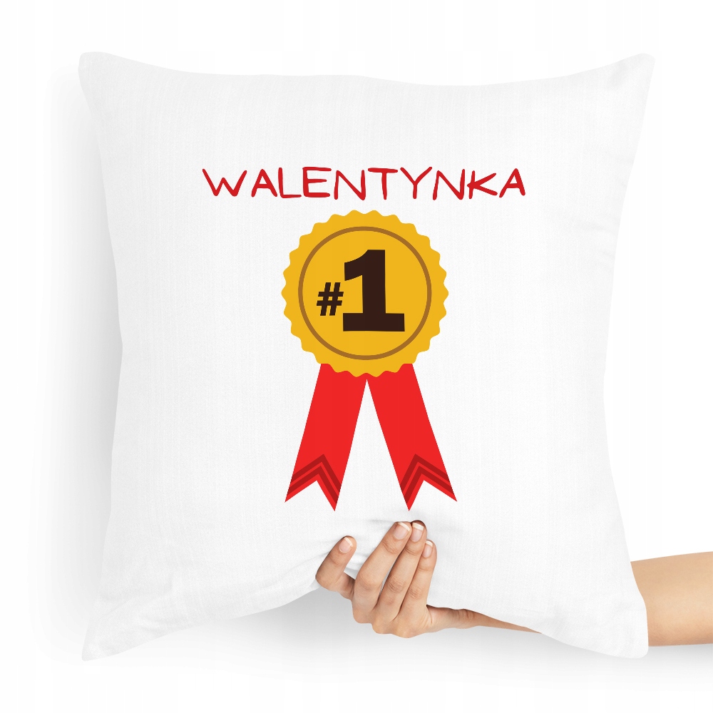 Poduszka Na Walentynki Walentynka Numer #1 Z Nadrukiem Ze Zdjęciem