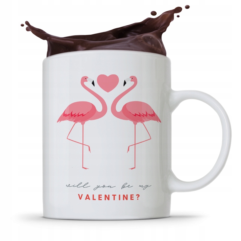 Kubek Prezent Na Walentynki Be My Valentine Z Nadrukiem Ze Zdjęciem