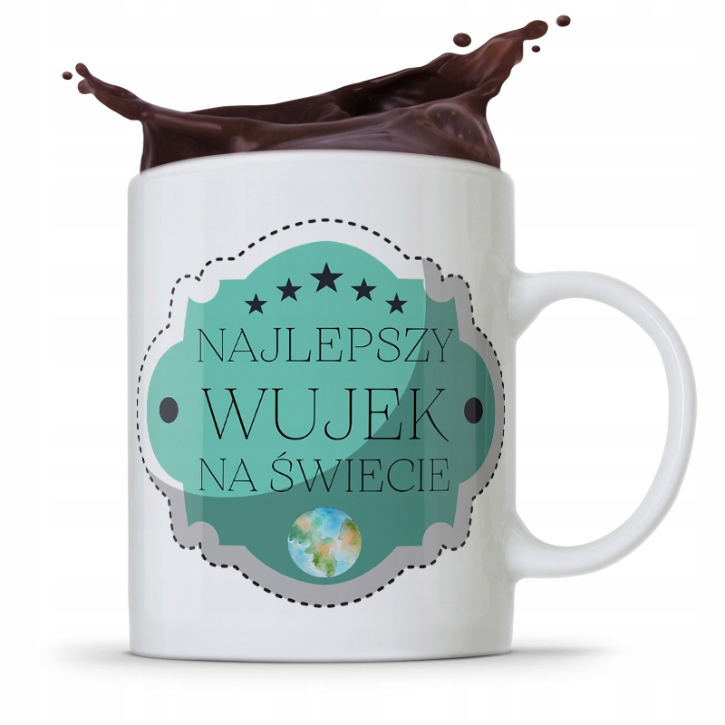 Kubek Prezent Dla Wujka Najlepszy Wujek Na Świecie Z Nadrukiem Ze Zdjęciem