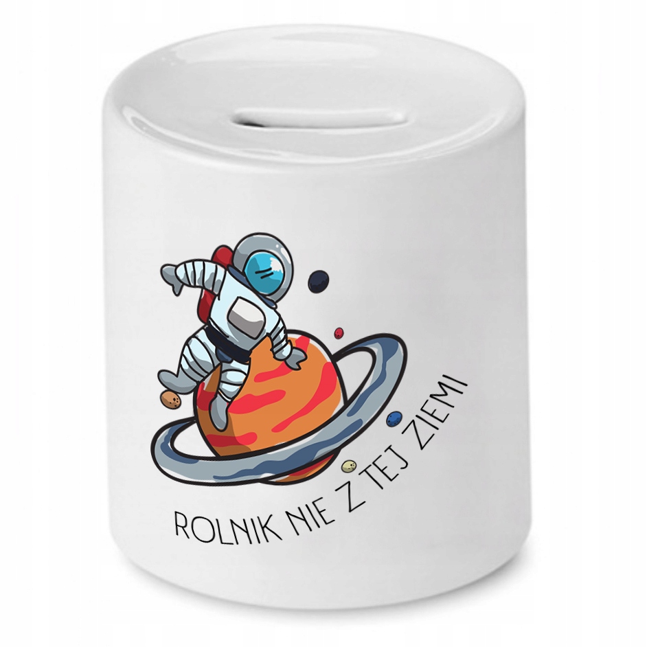 Skarbonka Prezent Dla Rolnika Nie Z Tej Ziemi Z Nadrukiem Ze Zdjęciem