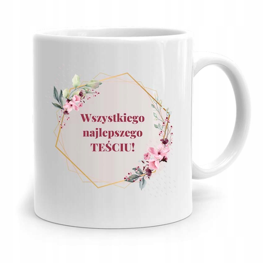 Kubek Prezent Dla Teścia Wszystkiego Najlepszego Z Nadrukiem Ze Zdjęciem
