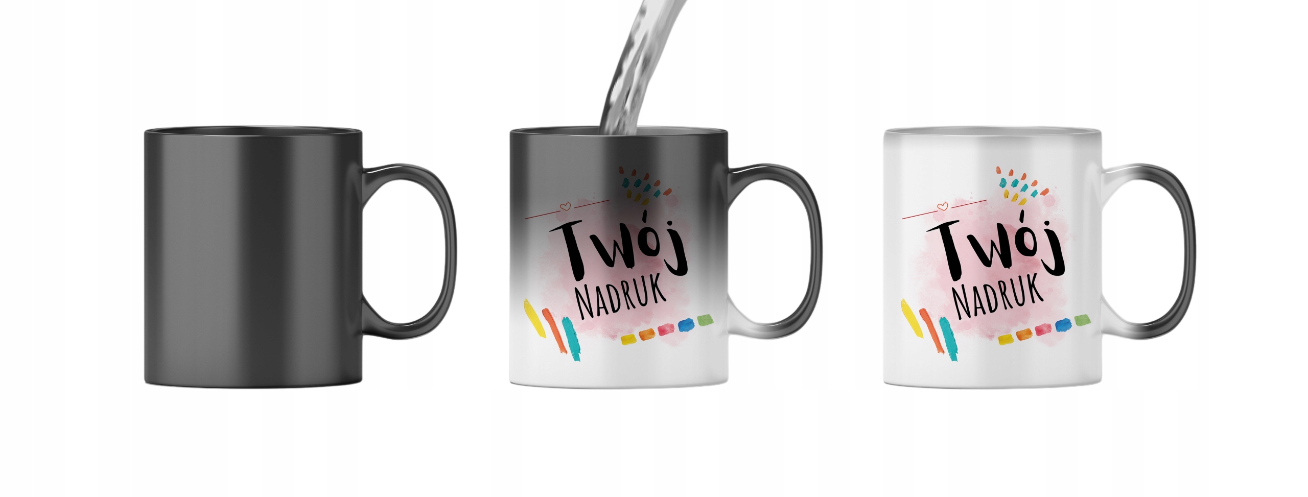 Kubek Magiczny Dla Siatkarza Zmieniający Kolor Z Nadrukiem Ze Zdjęciem