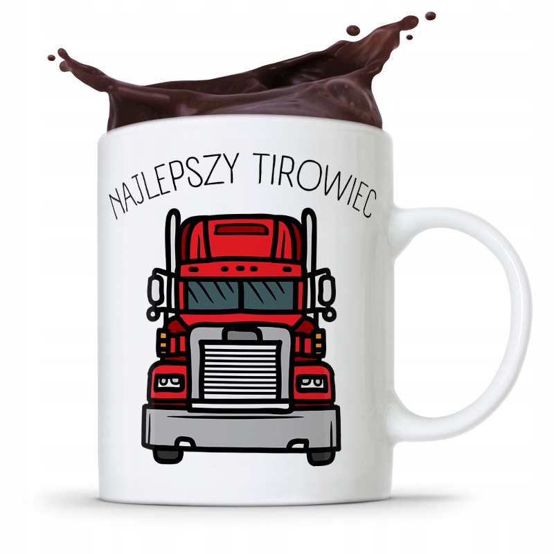 Dla Tirowca Kierowcy Kubek Najlepszy Tirowiec Z Nadrukiem Ze Zdjęciem