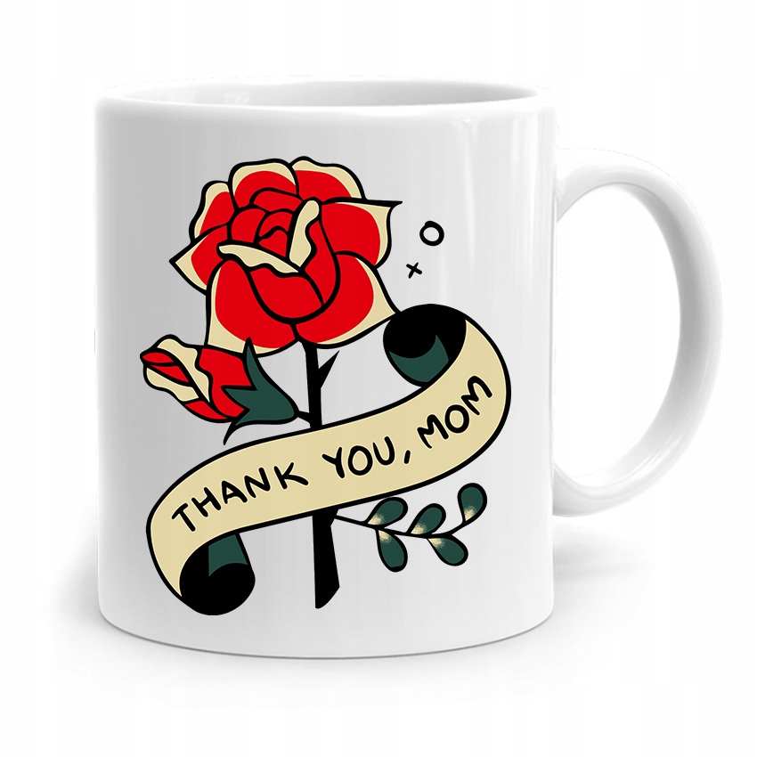 Kubek Prezent Dla Mamy Matki Thank You Mom Z Nadrukiem Ze Zdjęciem