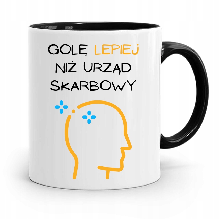 Kubek Czarny Fryzjera Gole Lepiej Niż Urząd Z Nadrukiem Ze Zdjęciem