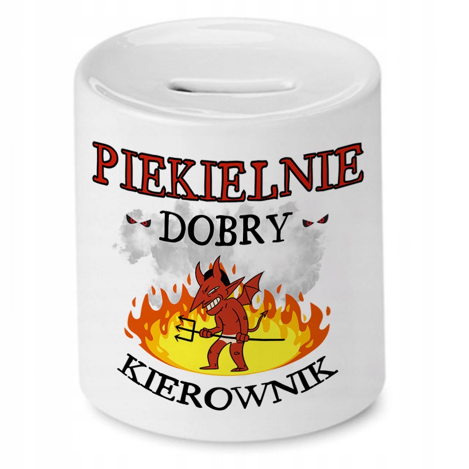 Skarbonka Dla Kierownika Na Urodziny Na Prezent Z Nadrukiem Ze Zdjęciem