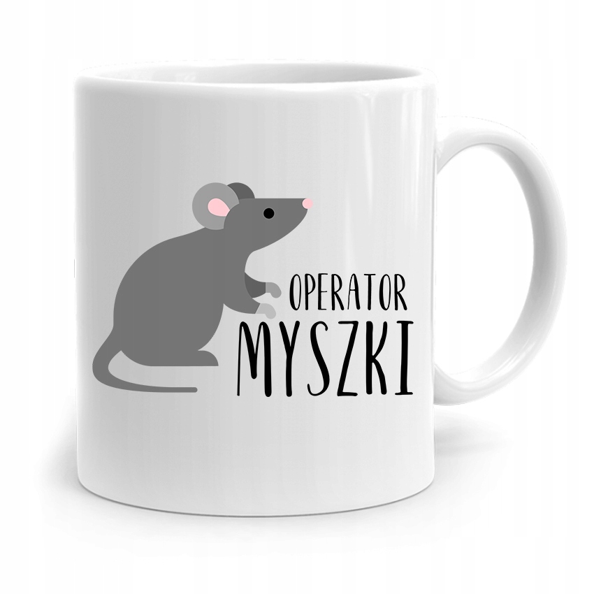 Kubek Informatyka Programisty Operator Myszki Z Nadrukiem Ze Zdjęciem