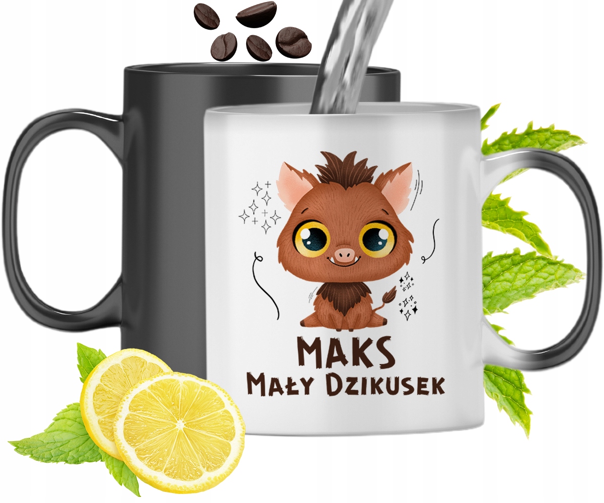 Dla Maksa Kubek Magiczny Syna Dziecka Prezent Z Nadrukiem Ze Zdjęciem