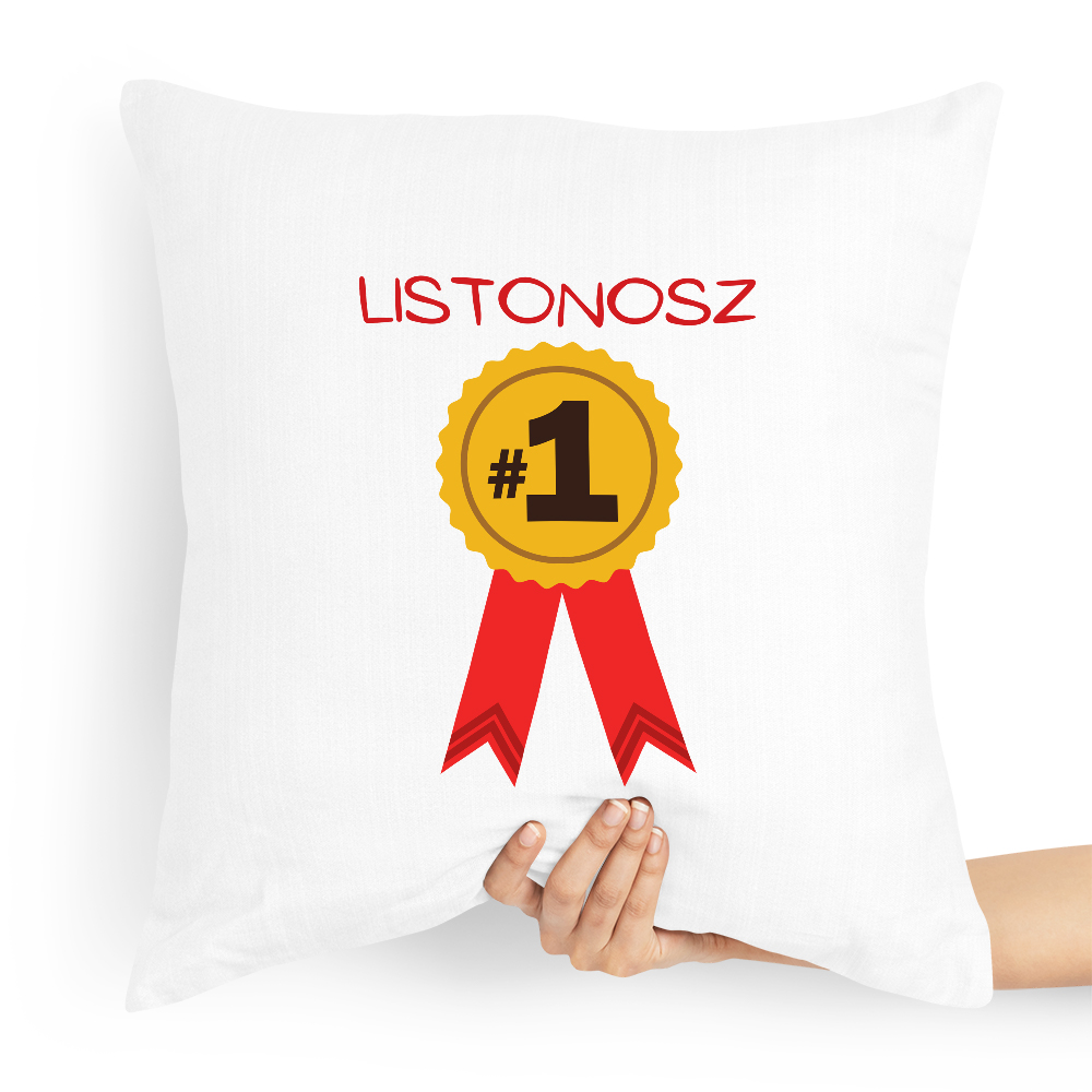 Poduszka Prezent Dla Listonosza Numer Jeden Z Nadrukiem Ze Zdjęciem