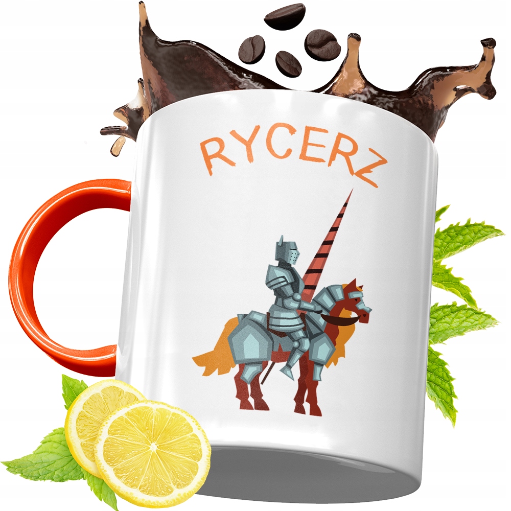 Kubek Pomarańczowy Dla Dzieci Na Dzień Dziecka Z Nadrukiem Ze Zdjęciem