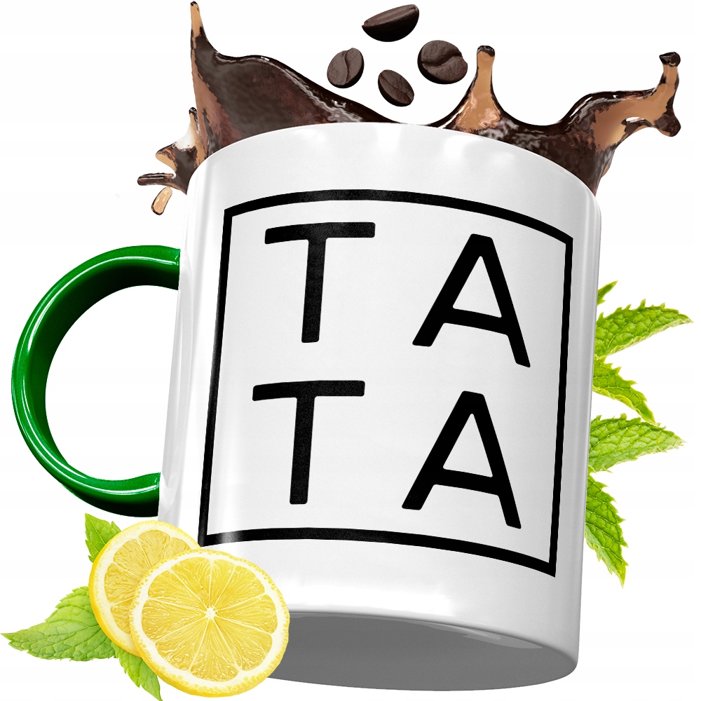 Kubek Zielony Dla Taty Tatusia Na Urodziny Prezent Z Nadrukiem Ze Zdjęciem