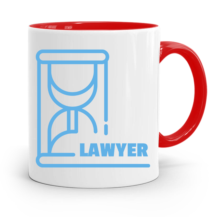 Kubek Czerwony Prawnika Mecenasa Lawyer Prezent Z Nadrukiem Ze Zdjęciem