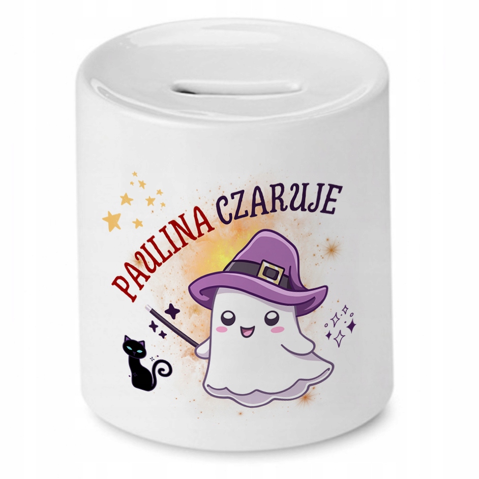 Skarbonka 330 Ml Dla Pauliny Córki Dziecka Z Nadrukiem Ze Zdjęciem