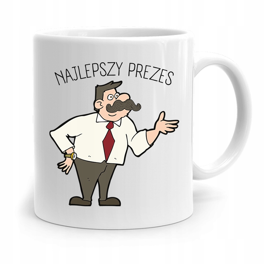 Dla Prezesa Viceprezesa Kubek Najlepszy Prezes Z Nadrukiem Ze Zdjęciem