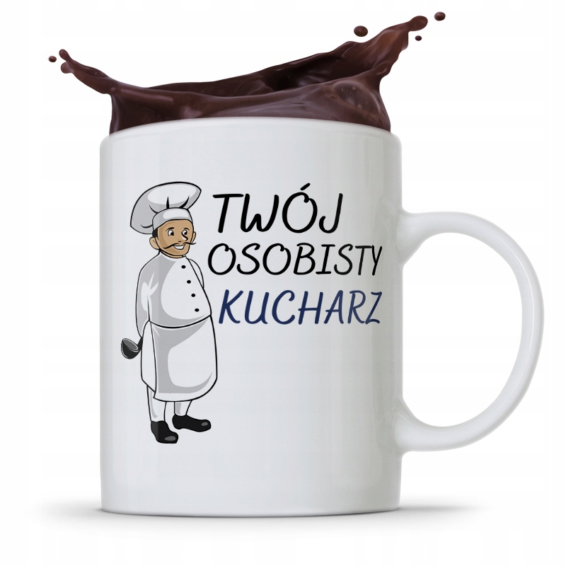 Kubek Dla Kucharza Kucharki Osobisty Kucharz Z Nadrukiem Ze Zdjęciem