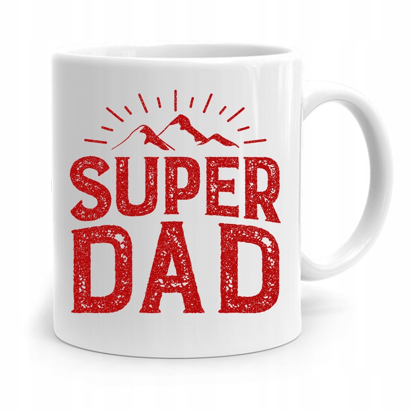 Kubek Na Dzień Ojca Dla Taty Super Dad Prezent Z Nadrukiem Ze Zdjęciem