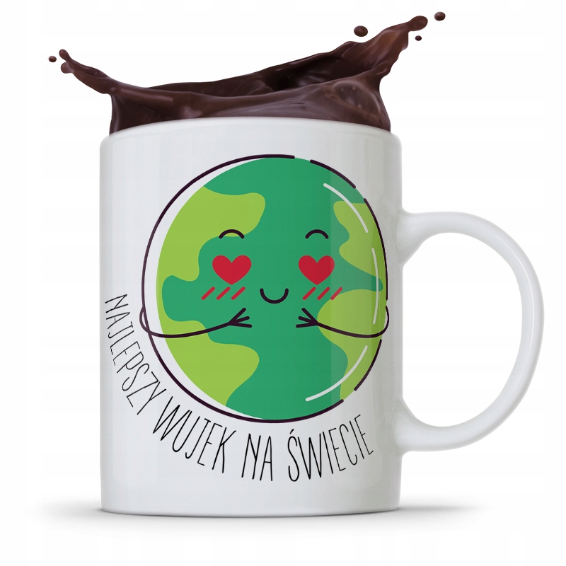 Kubek Prezent Dla Wujka Najlepszy Wujek Na Świecie Z Nadrukiem Ze Zdjęciem