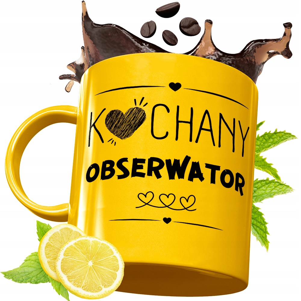 Złoty Kubek Premium Dla Obserwatora Prezent Z Nadrukiem Ze Zdjęciem