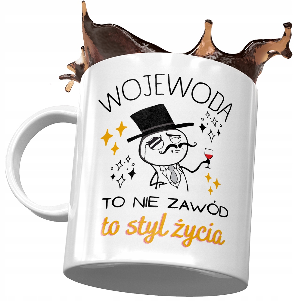 Dla Wojewody Kubek Na Urodziny Imieniny Na Prezent Z Nadrukiem Ze Zdjęciem