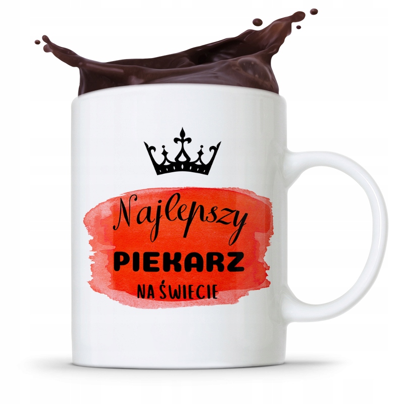 Kubek Prezent Dla Piekarza Najlepszy Na Świecie Z Nadrukiem Ze Zdjęciem