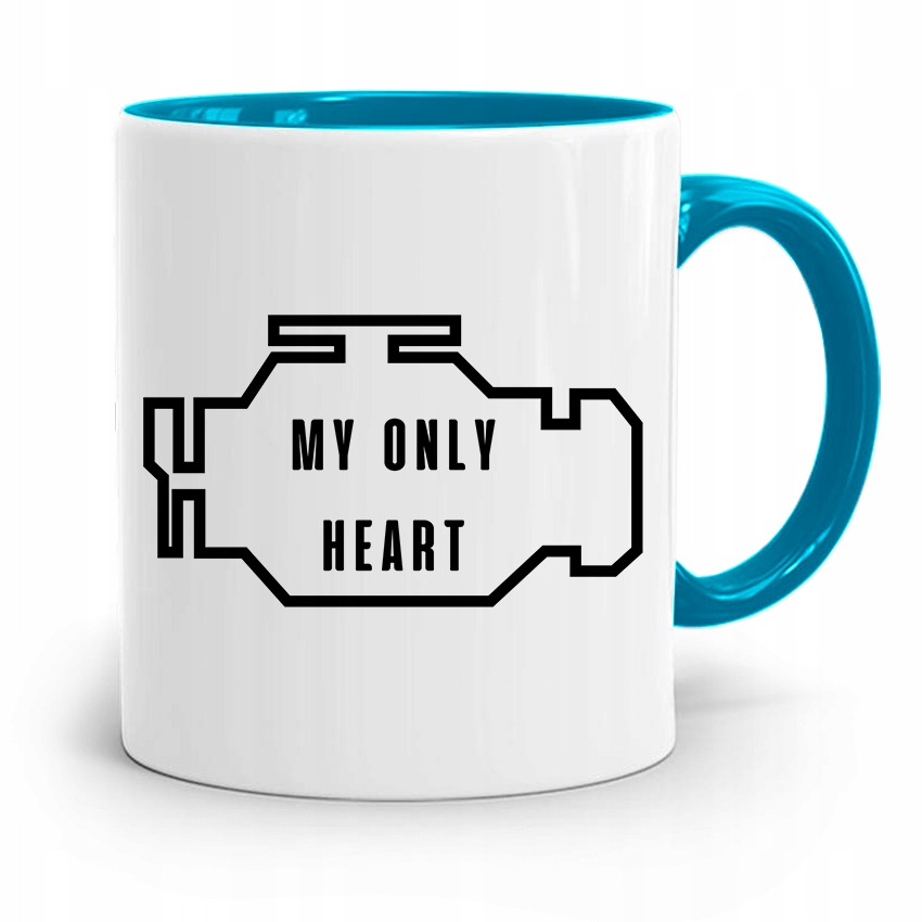 Kubek Błękitny Mechanika My Only Heart Z Nadrukiem Ze Zdjęciem