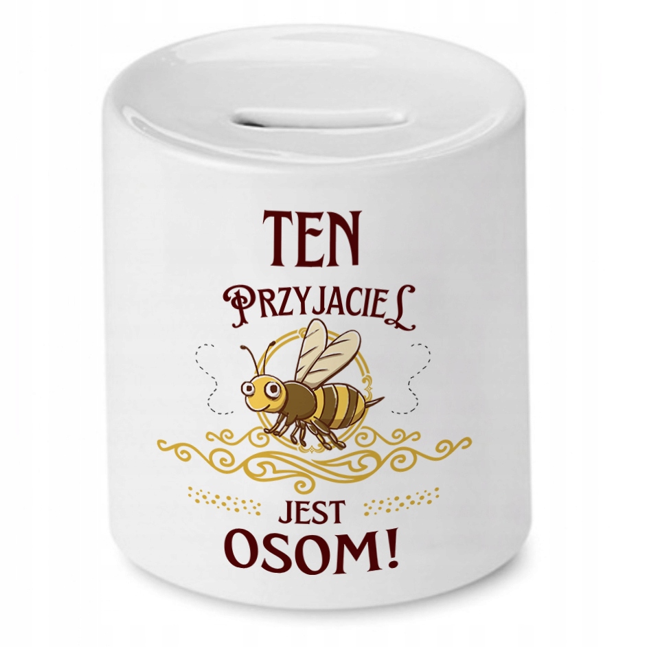 Skarbonka Dla Przyjaciela Na Urodziny Na Prezent Z Nadrukiem Ze Zdjęciem