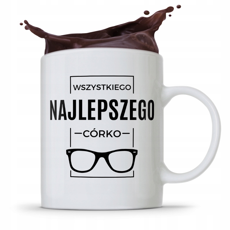 Kubek Prezent Dla Córki Wszystkiego Najlepszego Z Nadrukiem Ze Zdjęciem