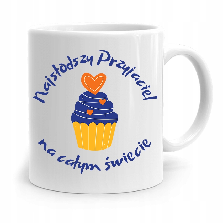 Kubek Prezent Dla Przyjaciela Najsłodsz Przyjaciel Z Nadrukiem Ze Zdjęciem